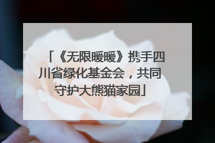 《无限暖暖》携手四川省绿化基金会，共同守护大熊猫家园