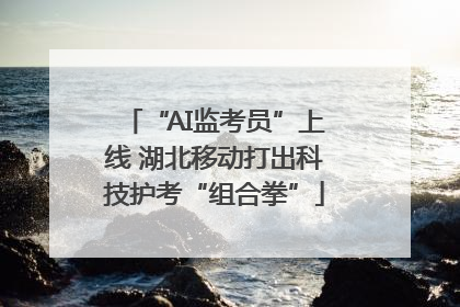 “AI监考员”上线 湖北移动打出科技护考“组合拳”