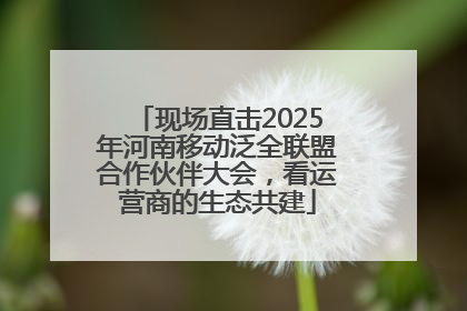 现场直击2025年河南移动泛全联盟合作伙伴大会，看运营商的生态共建