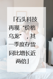 石头科技再现“价格乌龙”，其一季度存货同比增长近两倍