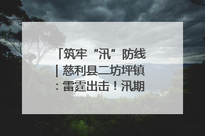 筑牢“汛”防线｜慈利县二坊坪镇：雷霆出击！汛期捕鱼被紧急叫停