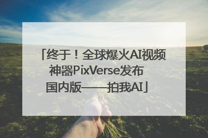终于！全球爆火AI视频神器PixVerse发布国内版——拍我AI