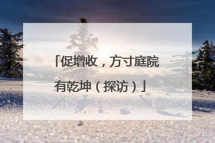 促增收，方寸庭院有乾坤（探访）