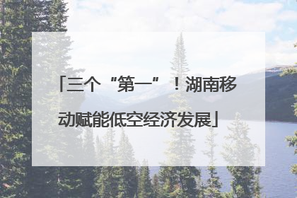 三个“第一”！湖南移动赋能低空经济发展