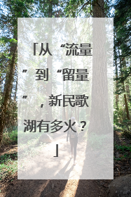 从“流量”到“留量”，新民歌湖有多火？