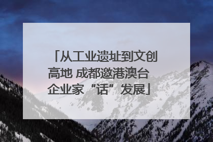 从工业遗址到文创高地 成都邀港澳台企业家“话”发展
