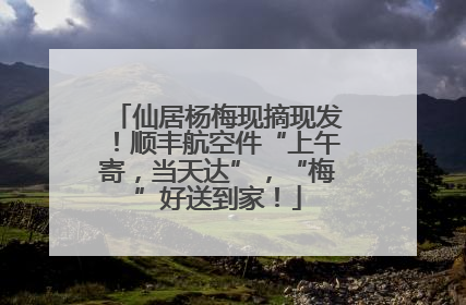 仙居杨梅现摘现发！顺丰航空件“上午寄，当天达”，“梅”好送到家！