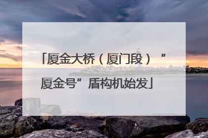 厦金大桥（厦门段）“厦金号”盾构机始发