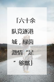 六十余队竞逐港城，绿茵激情“足”够燃