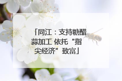 同江：支持糖醋蒜加工 依托“指尖经济”致富