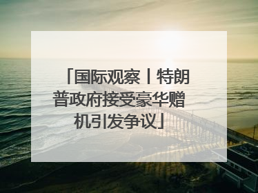 国际观察丨特朗普政府接受豪华赠机引发争议