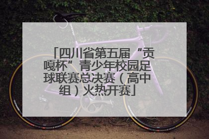 四川省第五届“贡嘎杯”青少年校园足球联赛总决赛（高中组）火热开赛