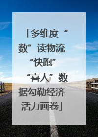 多维度“数”读物流“快跑” “喜人”数据勾勒经济活力画卷