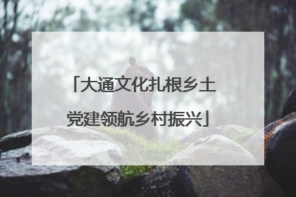 大通文化扎根乡土 党建领航乡村振兴