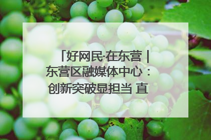 好网民·在东营｜东营区融媒体中心：创新突破显担当 直播赋能谱华章