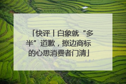 快评丨白象就“多半”道歉，擦边商标的心思消费者门清