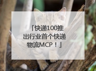 快递100推出行业首个快递物流MCP！