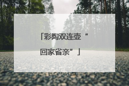 彩陶双连壶“回家省亲”