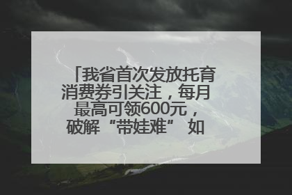 我省首次发放托育消费券引关注，每月最高可领600元，破解“带娃难” 如何不负所“托”？