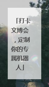 打卡文博会，定制你的专属机器人