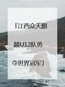 江西众天麒麟U12队勇夺世界冠军