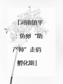 河南镇平：鱼卵“助产师”走俏孵化期