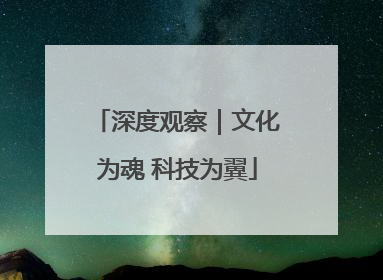 深度观察｜文化为魂 科技为翼