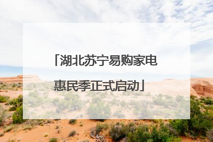 湖北苏宁易购家电惠民季正式启动