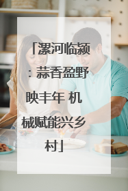 漯河临颍：蒜香盈野映丰年 机械赋能兴乡村