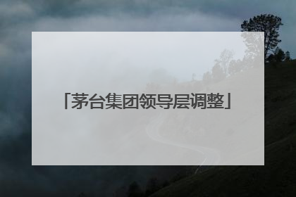 茅台集团领导层调整