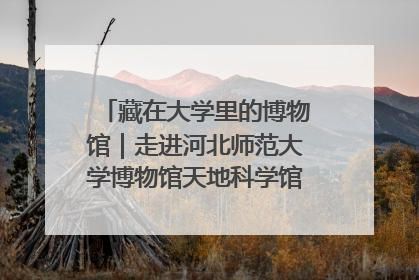 藏在大学里的博物馆｜走进河北师范大学博物馆天地科学馆：在校园里赴一场“宇宙之约”