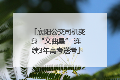 襄阳公交司机变身“文曲星” 连续3年高考送考