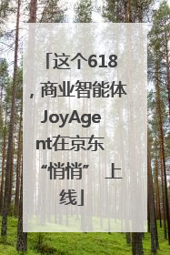 这个618，商业智能体JoyAgent在京东 “悄悄” 上线