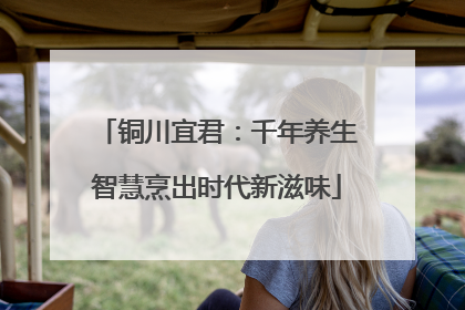 铜川宜君：千年养生智慧烹出时代新滋味