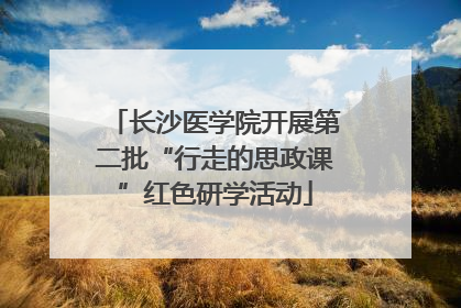 长沙医学院开展第二批“行走的思政课”红色研学活动
