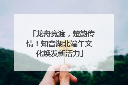 龙舟竞渡，楚韵传情！知音湖北端午文化焕发新活力