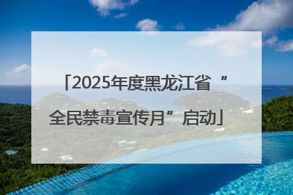 2025年度黑龙江省“全民禁毒宣传月”启动